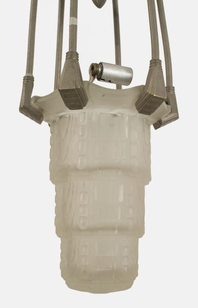  Sabino Art Glass French Art Deco Small Lantern