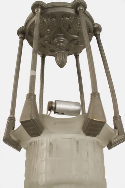  Sabino Art Glass French Art Deco Small Lantern