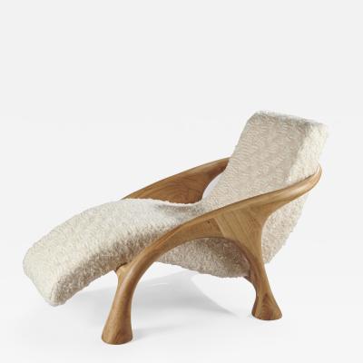  Saccomanno Dayot YAKA OAK LOUNGE CHAIR