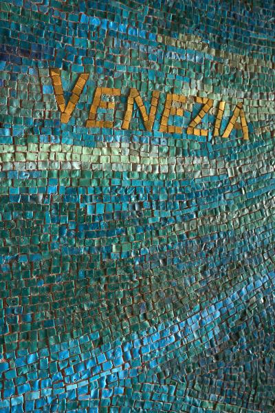  Salviati Monumental Salviati Co Murano Glass Mosaic Map of Venice Late 19th Century