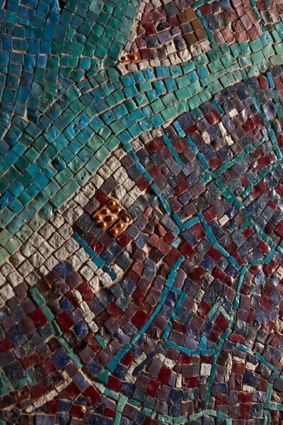  Salviati Monumental Salviati Co Murano Glass Mosaic Map of Venice Late 19th Century