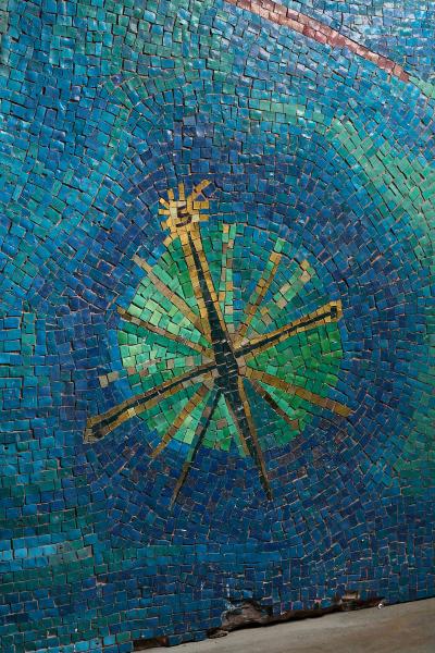  Salviati Monumental Salviati Co Murano Glass Mosaic Map of Venice Late 19th Century