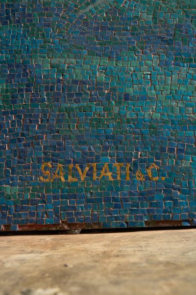  Salviati Monumental Salviati Co Murano Glass Mosaic Map of Venice Late 19th Century