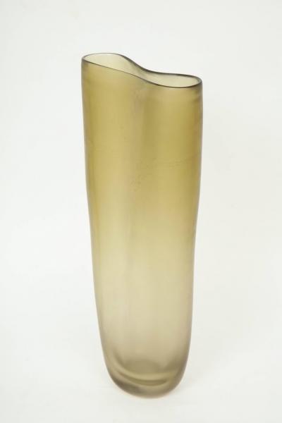  Salviati Salviati Topaz Murano Glass Vase