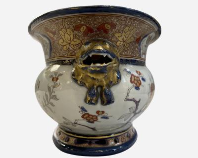  Samson Manufacture Jardiniere with the royal coat of arms of France Paris France circa 1880