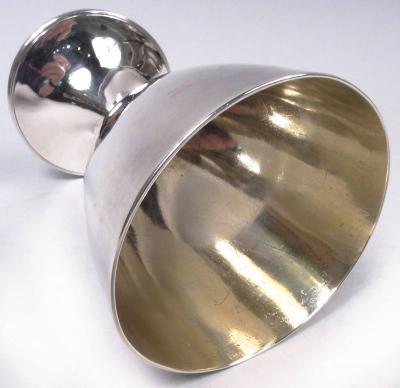  Samuel Godbehere Antique English Georgian Neoclassical Sterling Silver Goblet 1803