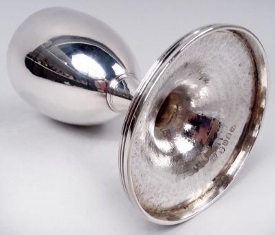  Samuel Godbehere Antique English Georgian Neoclassical Sterling Silver Goblet 1803