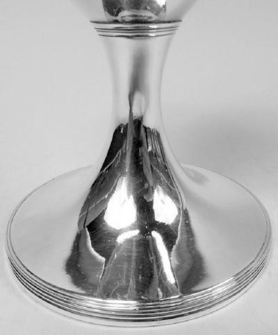  Samuel Godbehere Antique English Georgian Neoclassical Sterling Silver Goblet 1803