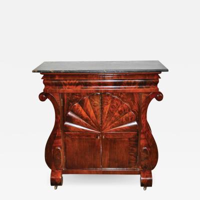  Samuel Herrup Antiques Marble Top and Mahogany Baltimore Server