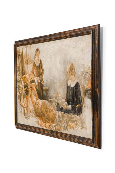  Samuel Marshall Frantz American 1920s oil painting by Samuel Marshall Franz The Heart of Juanita 
