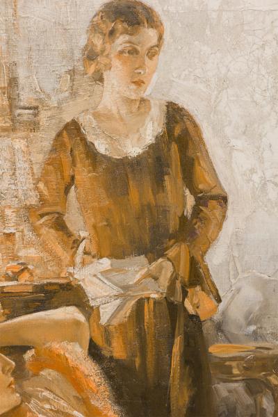  Samuel Marshall Frantz American 1920s oil painting by Samuel Marshall Franz The Heart of Juanita 