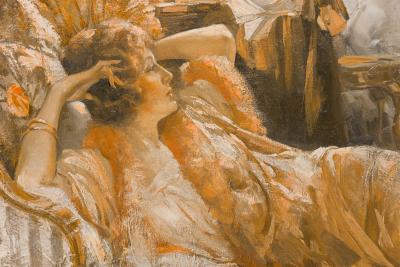  Samuel Marshall Frantz American 1920s oil painting by Samuel Marshall Franz The Heart of Juanita 