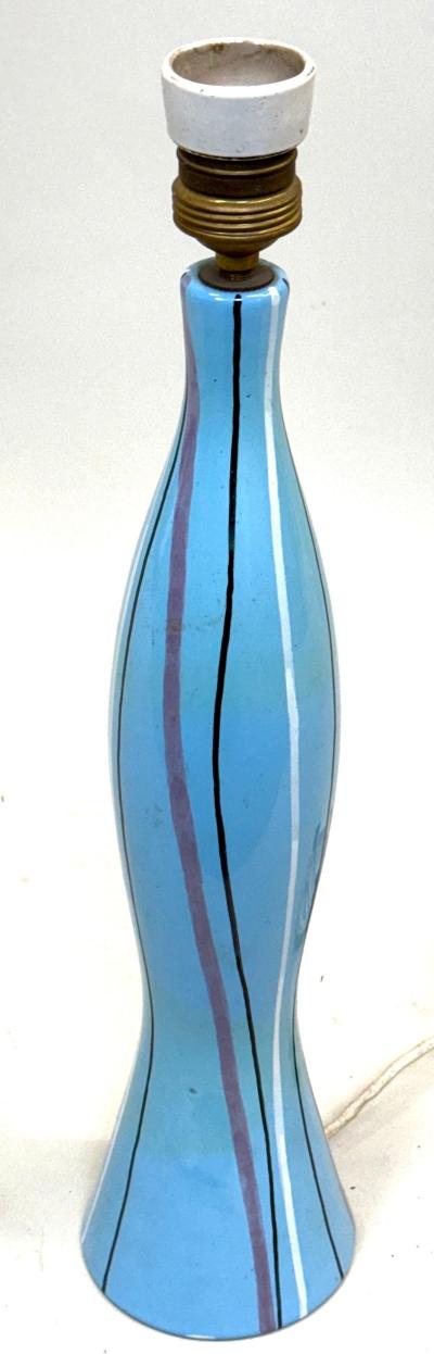  San Polo Italian Hand Paint Sculpture Table Lamp by Otello Rosa San Polo Venezia 1950