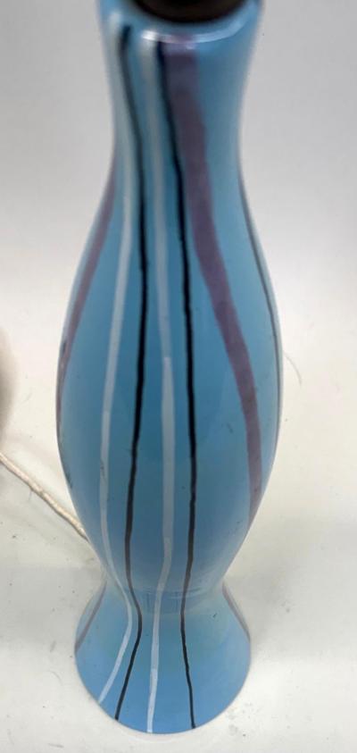  San Polo Italian Hand Paint Sculpture Table Lamp by Otello Rosa San Polo Venezia 1950