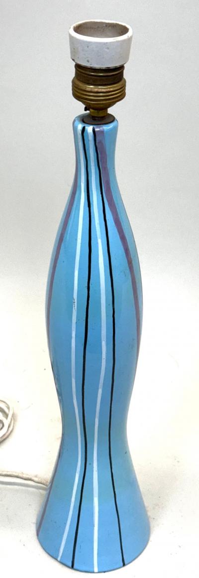  San Polo Italian Hand Paint Sculpture Table Lamp by Otello Rosa San Polo Venezia 1950