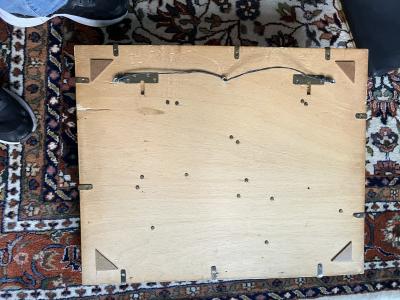  San Polo MODERNIST CERAMIC FRUIT VEGETABLES AND VESSEL PLAQUE BY SAN POLO