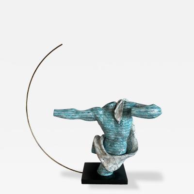  San Polo San Polo ceramic sculpture of an Archer
