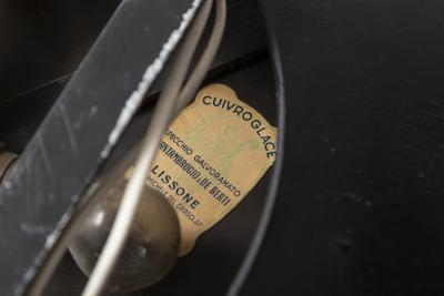  Santambroggio e DeBerti Mid Century Italian Illuminated Wall Mirror By Santambroggio e DeBerti Labeled