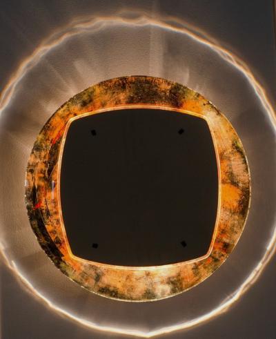  Santambrogio De Berti Backliti Round Mirror
