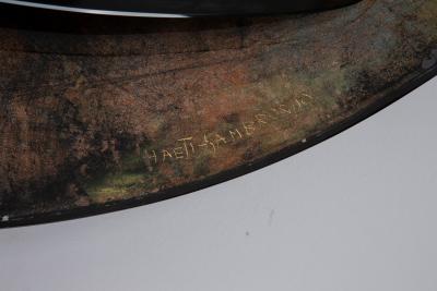  Santambrogio De Berti Backliti Round Mirror