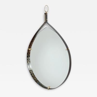  Santambrogio De Berti TEARDROP MIRROR W SHELF BY AMBROGIO DE BERTI