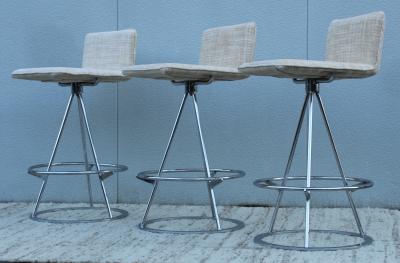  Saporiti 1980s Dania Bar Stools Designed By Salvati E Tresoldi For Saporiti