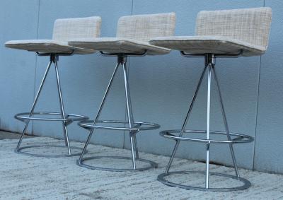  Saporiti 1980s Dania Bar Stools Designed By Salvati E Tresoldi For Saporiti