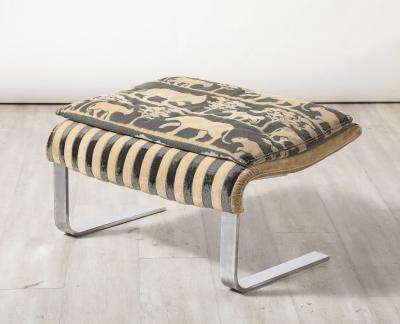  Saporiti Giovanni Offredi Onda Lounge Chair and Ottoman for Saporiti Italy circa 1970