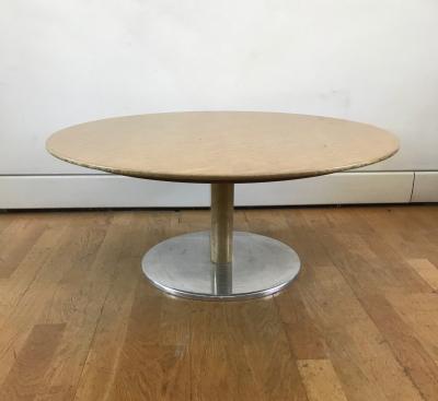  Saporiti Post Modern Round Coffee Table