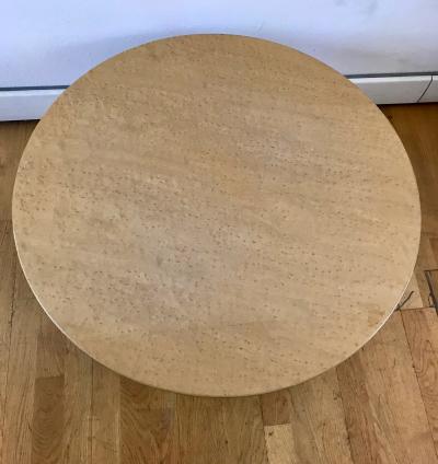  Saporiti Post Modern Round Coffee Table