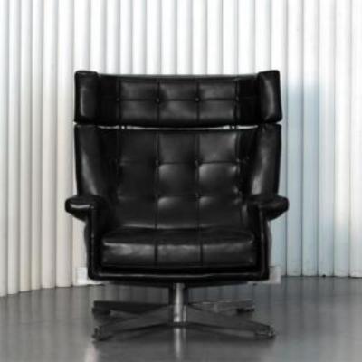  Saporiti Rare Swivel Armchair by Alberto Rosselli for Saporiti