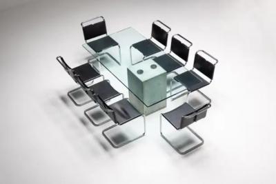  Saporiti Sapo Dining Table by Sergio and Giorgio Saporiti Italy 1970s