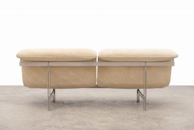  Saporiti Saporiti Italia Two Seater Wave Sofa by Giovanni Offredi 1970s