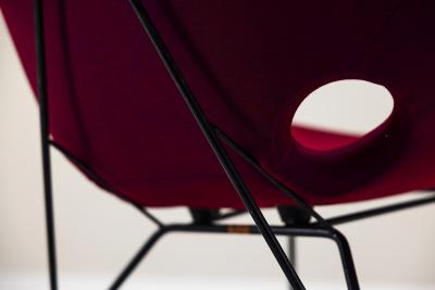  Saporiti Set of Two Cosmos Lounge Chairs by Augusto Bozzi for Saporiti Italy 1954