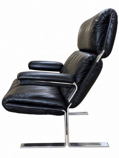  Saporiti Vittorio Introini for Saporiti Italia P60 Lounge Chair P61 Ottoman Italy 1970