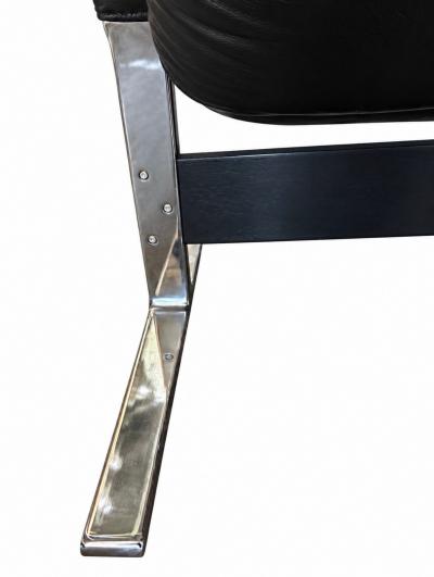  Saporiti Vittorio Introini for Saporiti Italia P60 Lounge Chair P61 Ottoman Italy 1970