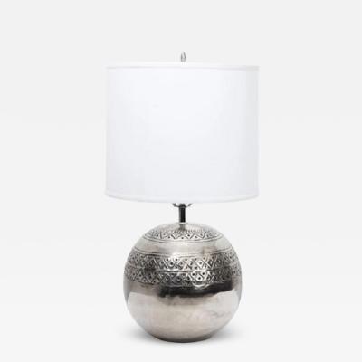  Sarreid Ltd Polished Nickel Lamp by Sarreid Ltd 