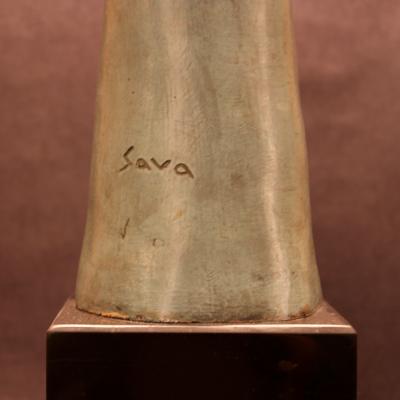  Sava Botzaris Bronze Sculpture of Anna May Wong by Sava Botzaris