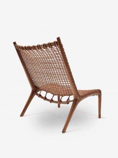  Scala Luxury BRAZILIAN CHAIR WITH SOLID TEAK AND LEATHER
