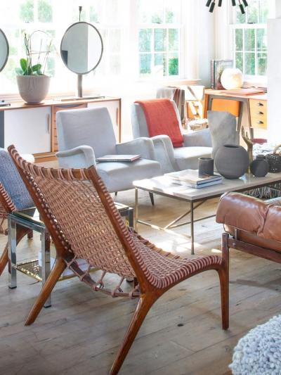  Scala Luxury BRAZILIAN CHAIR WITH SOLID TEAK AND LEATHER