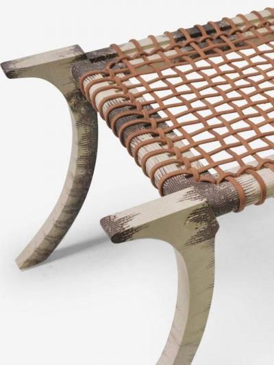  Scala Luxury KLISMOS BENCH IN LIZARD
