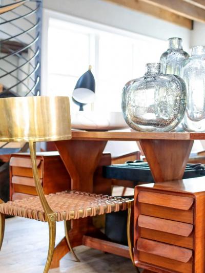  Scala Luxury KLISMOS BRASS CHAIR