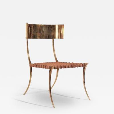  Scala Luxury KLISMOS BRASS CHAIR