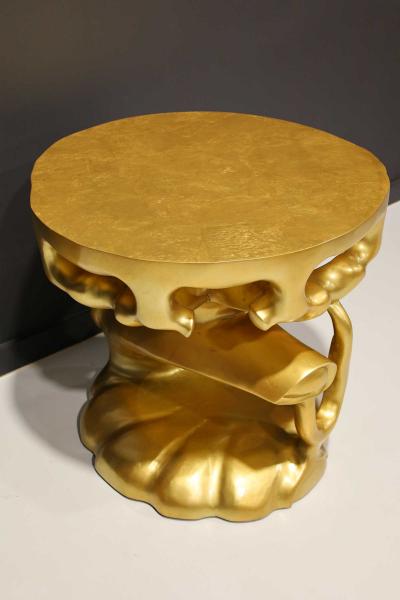  Scala Luxury Scala Luxury Gold Leaf Truffle Trunk Table