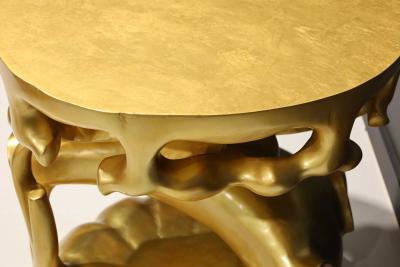  Scala Luxury Scala Luxury Gold Leaf Truffle Trunk Table