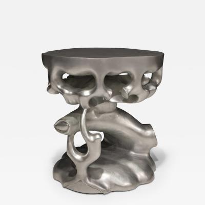  Scala Luxury Scala Luxury Silver Leaf Truffle Trunk Side Table