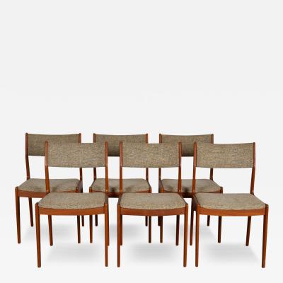  Scandinavia Woodworks Co Mid Century Scandinavia Woodworks Co Teak Dining Chairs six