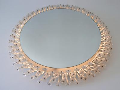  Sch ninger Decorative Mid Century Modern Backlit Wall Mirror by Scho ninger Germany 1960s