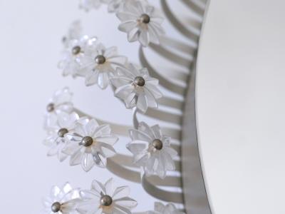  Sch ninger Decorative Mid Century Modern Backlit Wall Mirror by Scho ninger Germany 1960s