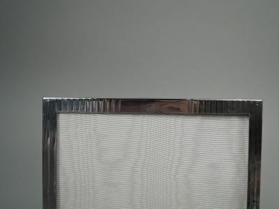  Scharling Co Antique American Art Deco Sterling Silver Picture Frame